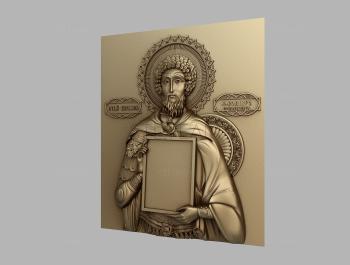 3D модель Святой Великомученик Феодор Стратилат (STL)